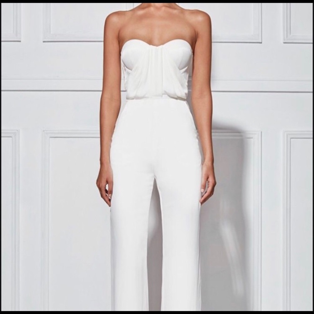 White jumpsuit by Misha